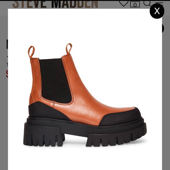 Steve Madden Chunky Brown Boot - Picture 3 of 5